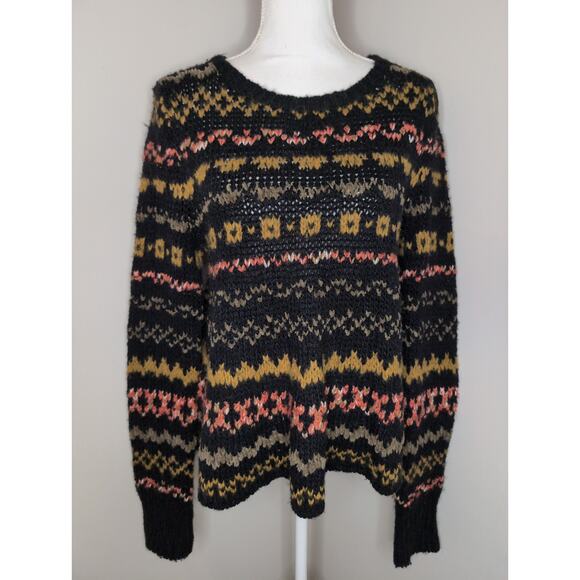 Free People Sweaters - Free people geometric knit grandpacore granny sweater